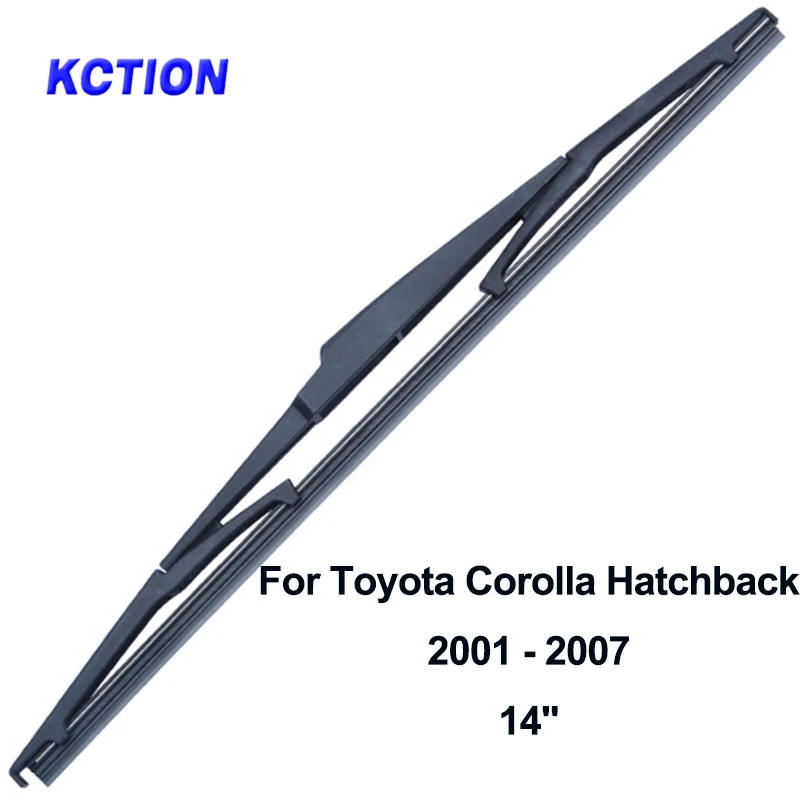 rear wiper blade Гибридный Дворник для ветрового стекла автомобиля лезвия для Защитные чехлы для сидений, сшитые специально для Toyota Corolla стеклоочиститель из натурального каучука Задний рычаг стеклоочистителя аксессуары 2006 2007 2008 2010 - Цвет: rear wiper blade
