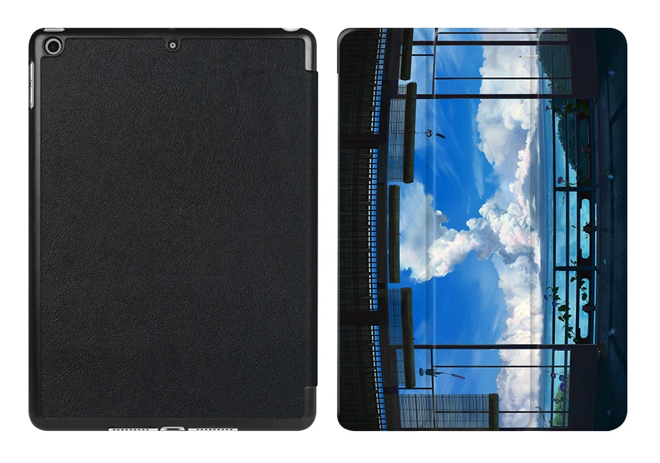 Аниме небо Модный чехол для нового iPad 9,7 дюймов из искусственной кожи умный чехол для Apple iPad A1823 A1893 Пробуждение сна