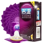 Супертонкие презервативы для пар, интимные товары для взрослых, импортные тайские секс-игрушки из натурального латекса толщиной 0,035 см, 50 шт. (5 коробок)