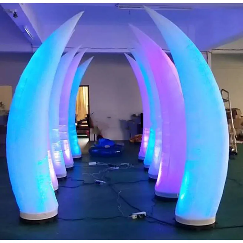 Модные свадебные центральные части светящиеся звуковые светодиодные надувные