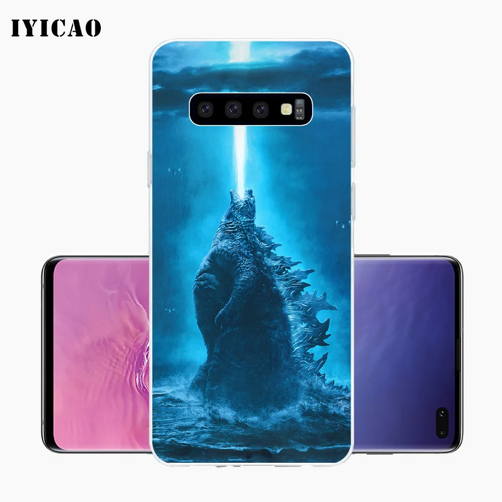 IYICAO Godzilla 2 movie Soft Silicone Phone Case for Samsung Galaxy S10e S10 S9 S8 Plus S7 Edge TPU Cover | Мобильные телефоны и