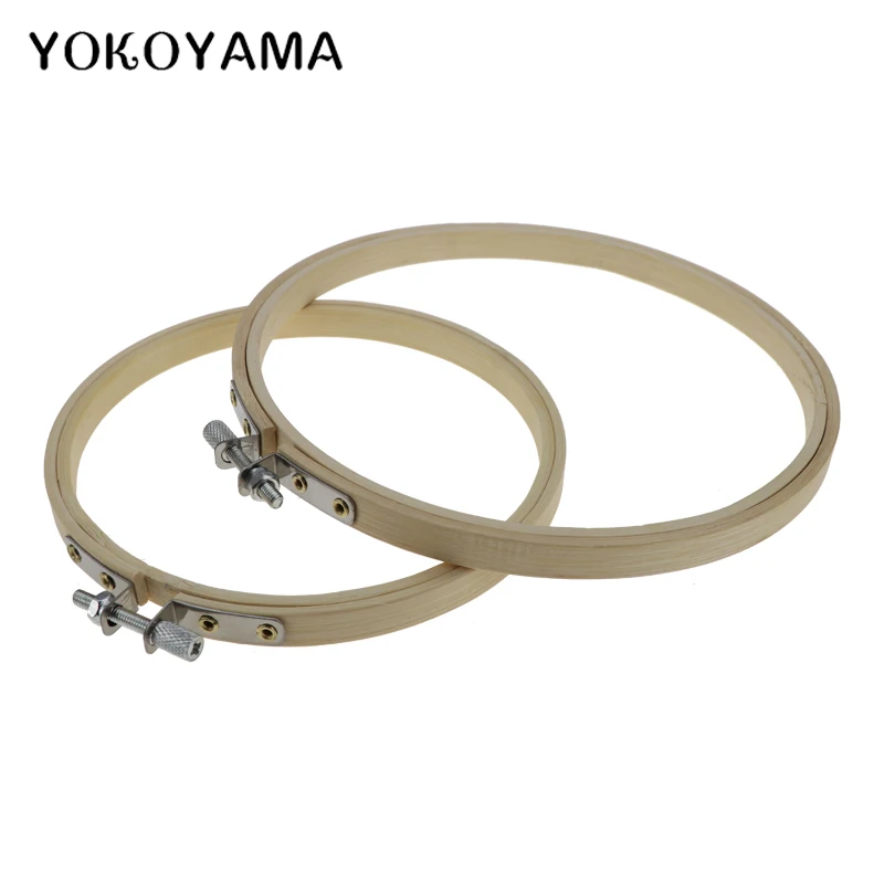YOKOYAMA набор рамок для вышивания обручей из бамбука, деревянные кольца для вышивания, домашний набор для рукоделия, инструменты для рукоделия, 8 размеров