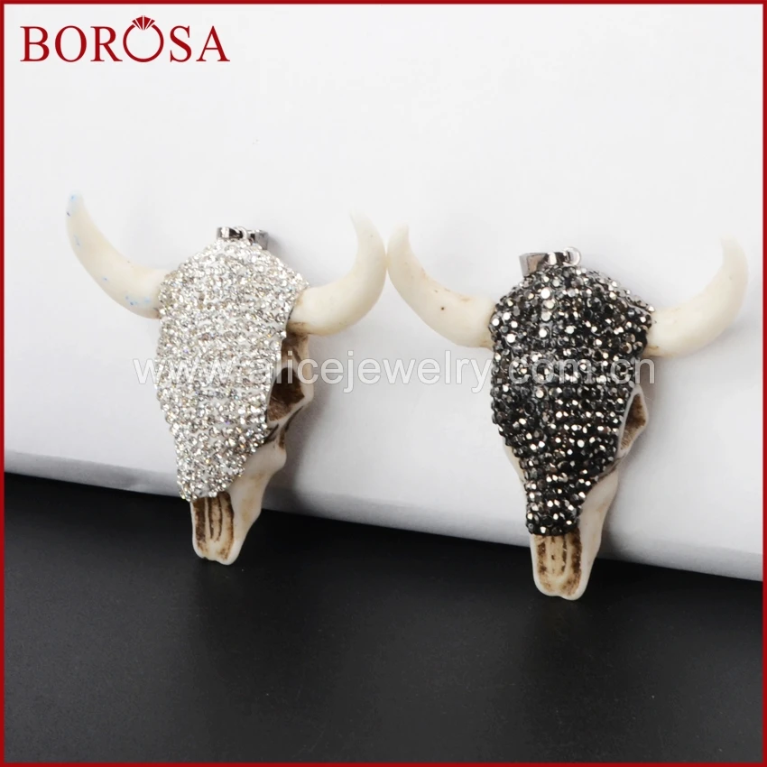 Рожковые Подвески BOROSA Longhorn из смолы подвески для крупного рогатого быка с