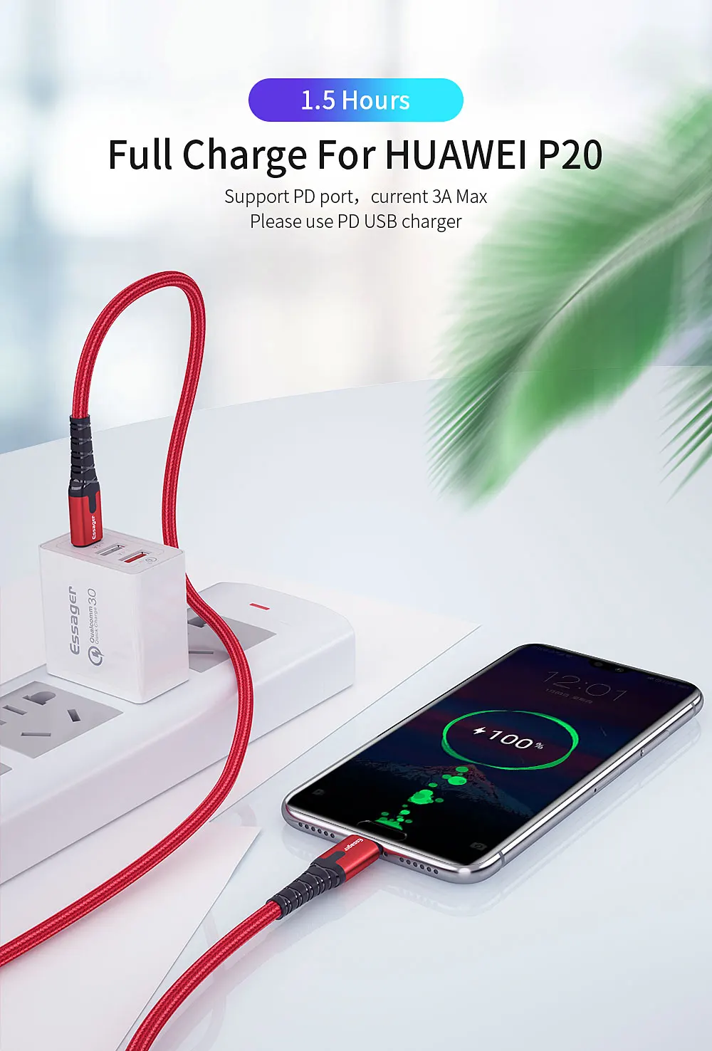 Кабель Essager 60W 3A usb type C-usb type C для быстрой зарядки samsung type-c USbC PD зарядное устройство для Macbook USB-C кабель usb type C