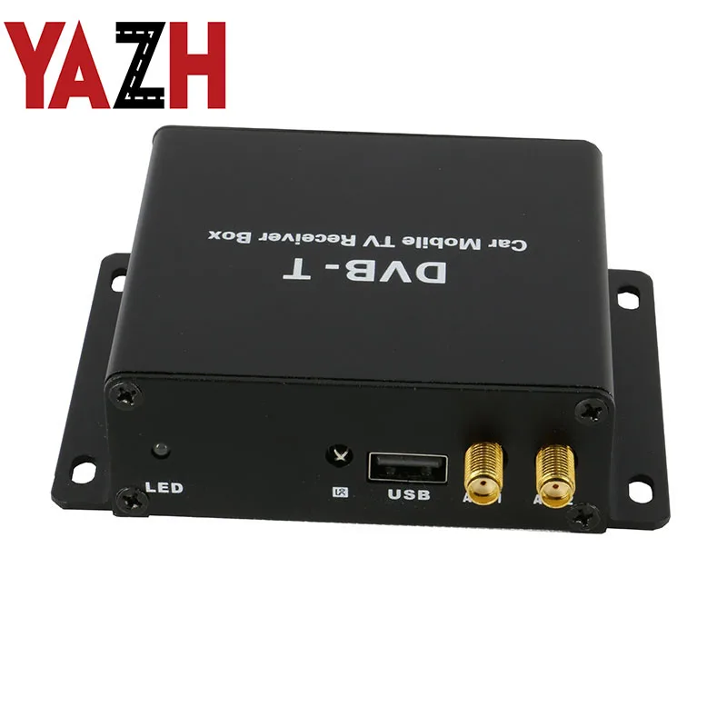 DVB-T HD/SD 2 антенны различные каналы Мобильная Автомобильная цифровая ТВ-приставка