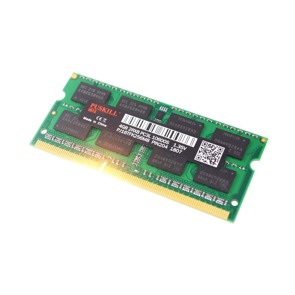 Память ноутбука DDR3 4GB 1333MHz PC3L 204Pin 1 35 V без ECC RAM | Компьютеры и офис
