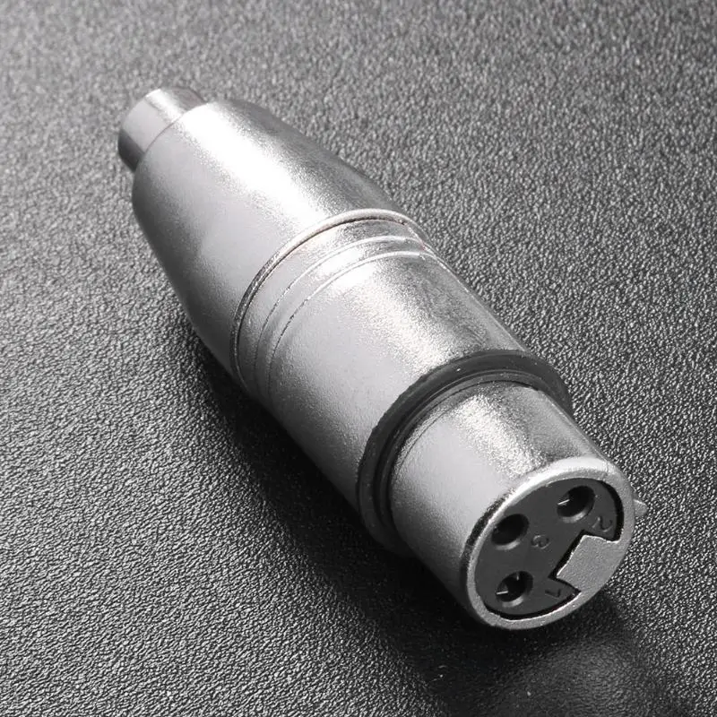 3-Pin XLR Female to RCA Jack Audio Cable Converter Microphone Mic AV Video Adapter Connector For TV Speakers | Электроника