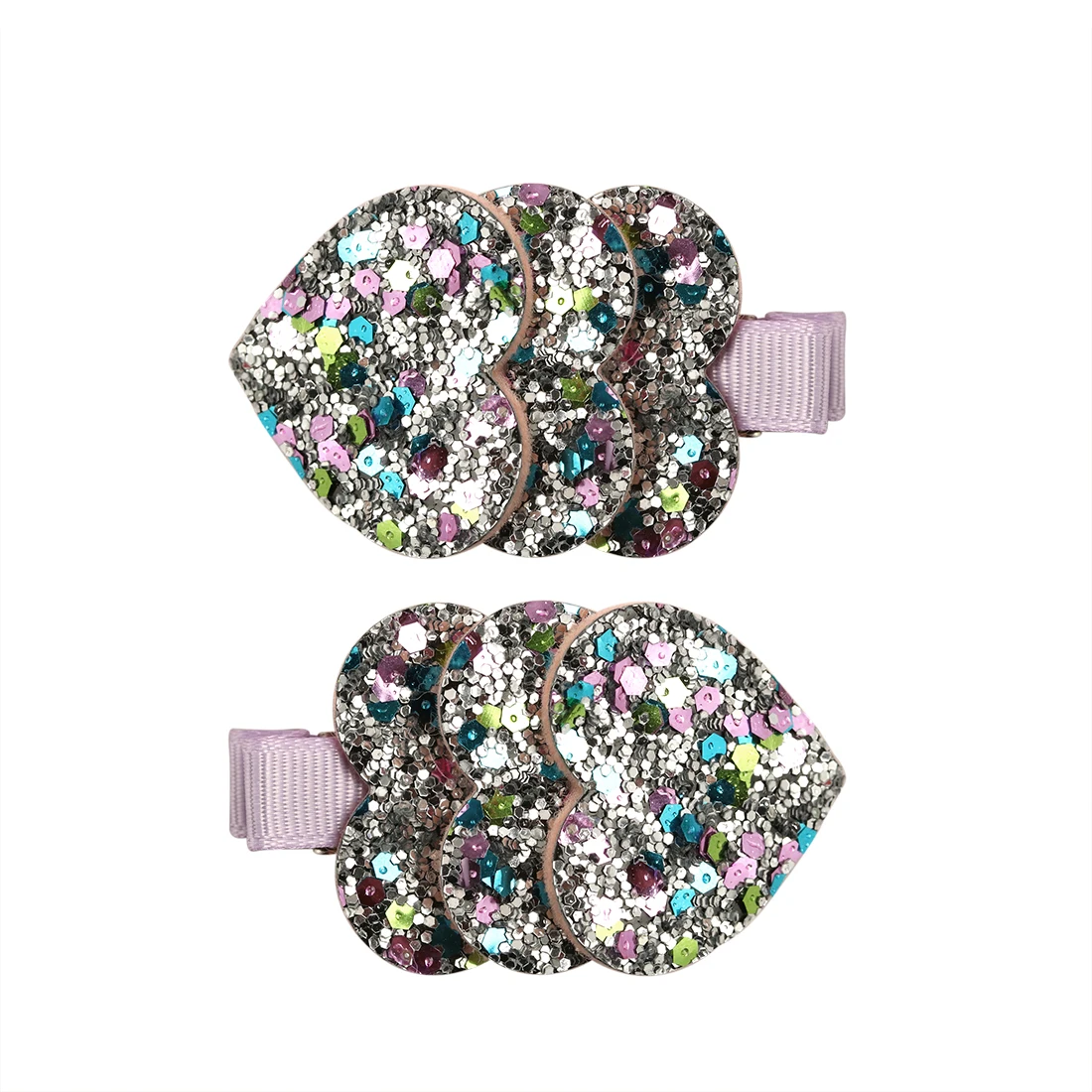 1 пара/2 шт. блесток Блеск шпильки для маленьких девочек Blingbling Sweet Heart заколки маленькая заколка для волос
