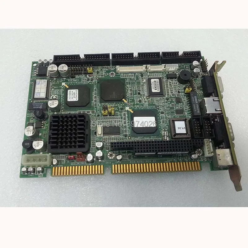 Промышленная плата управления PCA 6751 REV: B1 ISA полудлинная промышленная карта с ЦП