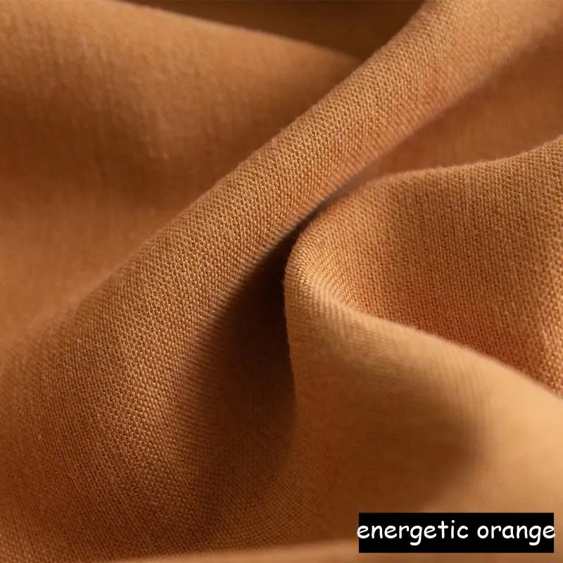 Шторы из матовой ткани в скандинавском стиле оранжевые затемненные оконные