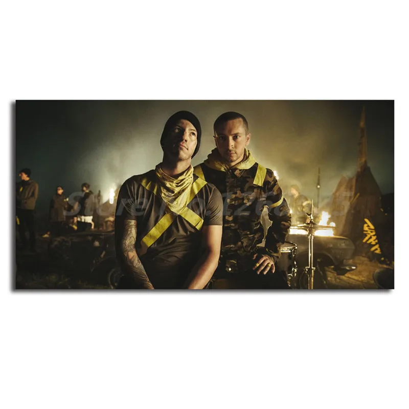 Плакаты на холсте с изображением группы Twenty One Pilots HD для украшения дома и офиса |