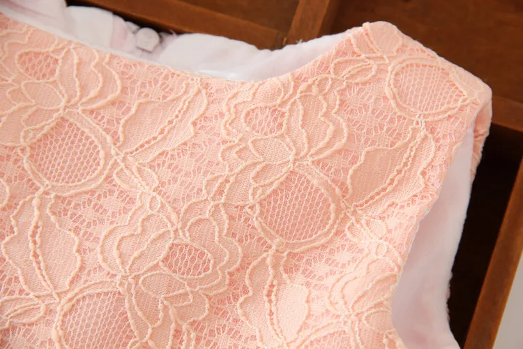 Платье на день рождения для новорожденных девочек платья первого крещения