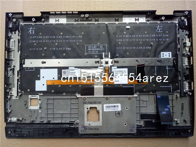 Новый оригинальный чехол для ноутбука Lenovo Thinkpad X1 Yoga 2nd Gen Palmrest/чехол клавиатуры с