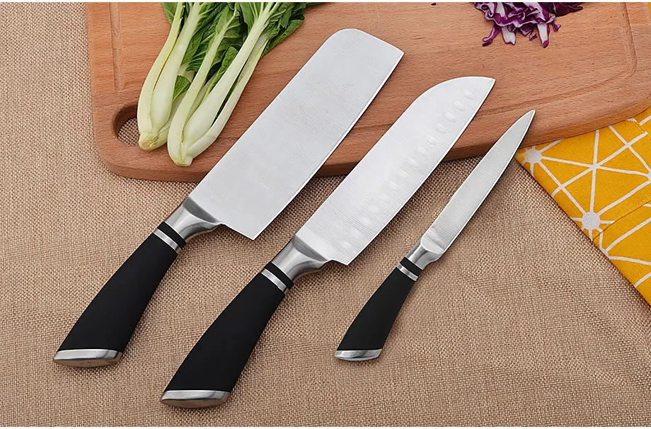 9 дюймов 12 дюймов кухонный нож из нержавеющей стали, японский нож Santoku для измельчения овощей, нож для мяса, нож для рыбы, нож для нарезки