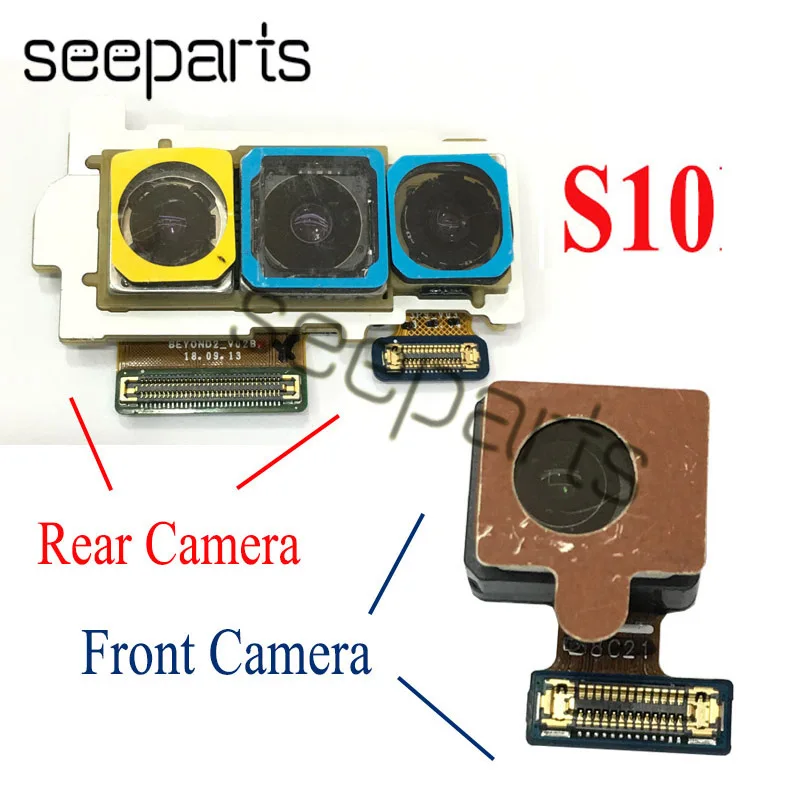 Гибкий кабель для передней камеры Samsung Galaxy S10, запасные части для задней камеры Samsung G973F/DS