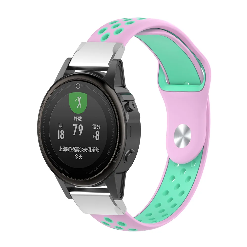 20 мм силиконовый браслет для Garmin Fenix 5S сменный ремешок для часов Garmin Fenix 6S ремешок для часов Garmin