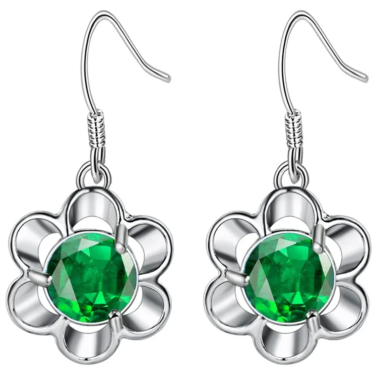 Модные ювелирные серьги женские с серебряным покрытием PR043 | Украшения и