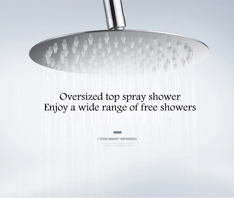 LTENG умный душевой набор термостат управление керамическая катушка вращающийся и