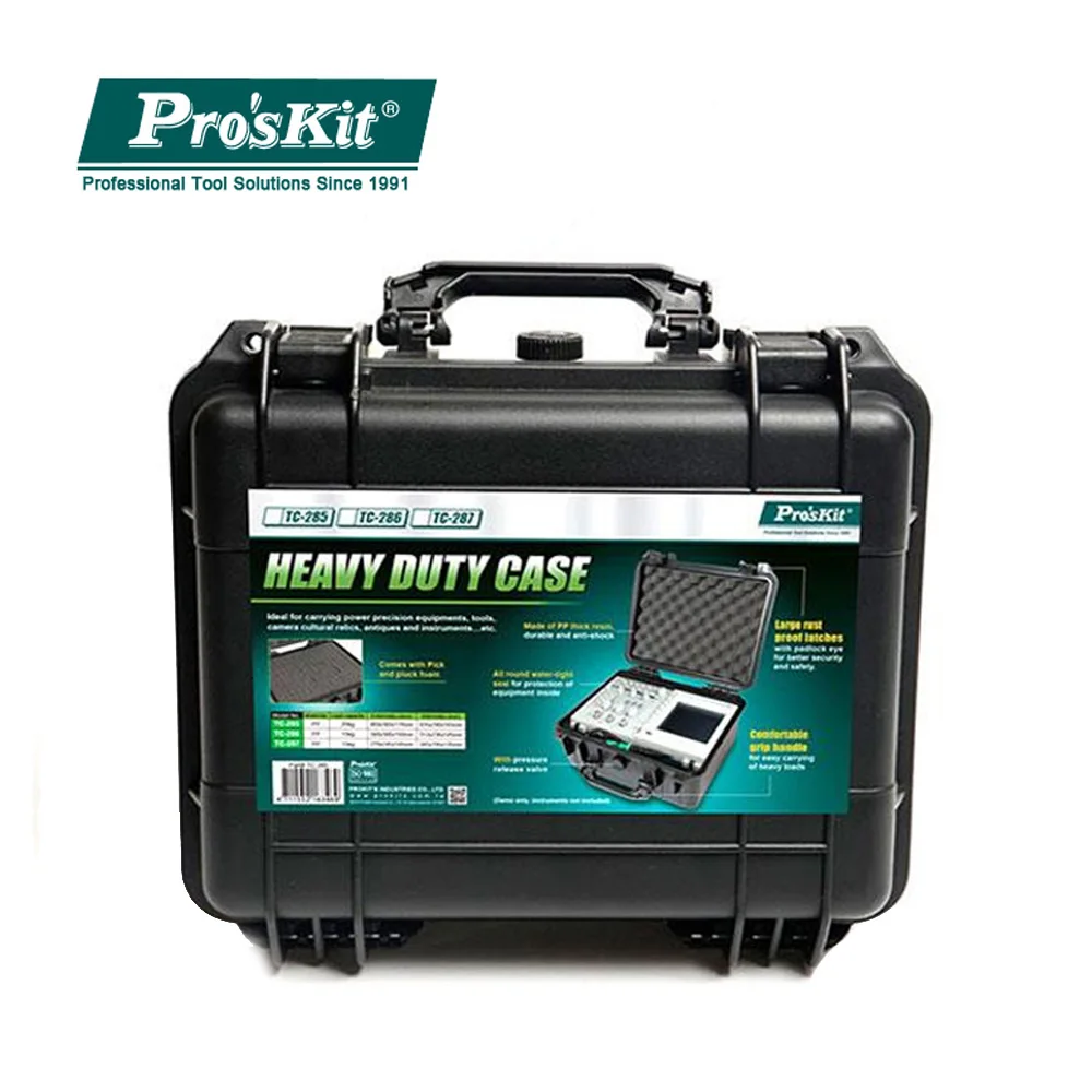 Pro'sKit TC-287, уличные пластиковые водонепроницаемые воздухонепроницаемые коробки, герметичный контейнер для путешествий, чехол для выживания, контейнер для хранения, переносная коробка