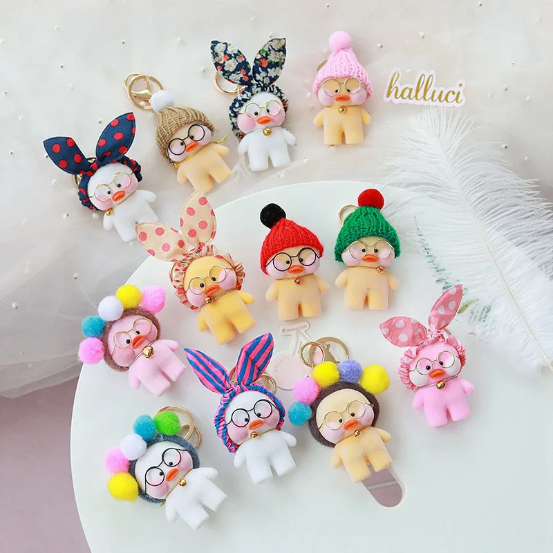 Kawaii LaLafanfan кафе утка плюшевая игрушка милая Желтая Утка Мягкая кукла мягкие