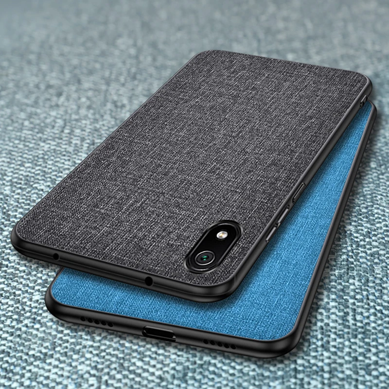 Ikrsses для Xiaomi Redmi 7A Роскошный PU жесткий чехол задняя мягкая TPU простая скатерть 7a 5 45