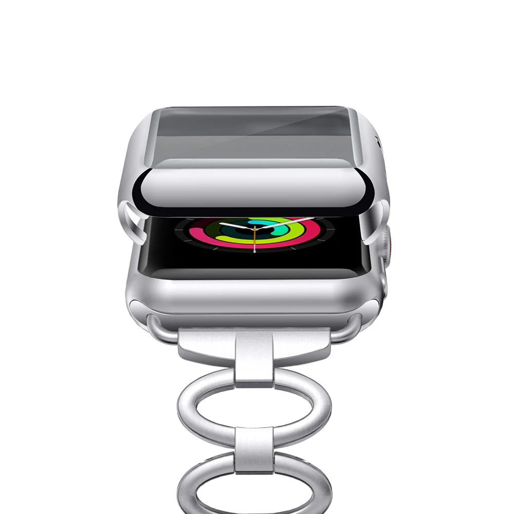 38 мм/42 мм ширина силиконовый чехол для Apple watch 2 жесткий Аксессуары 3 Смарт часы