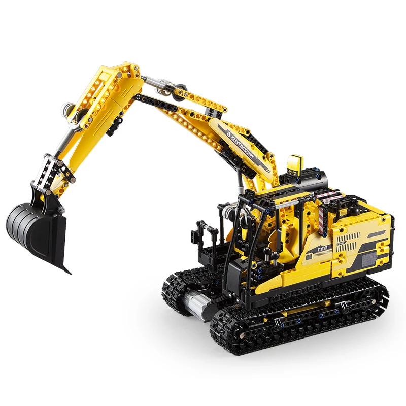 930 шт. Интеллектуальный RC строительный блок 2 в 1 rc экскаватор игрушки пульт дистанционного управления робот совместимый L брендовые игрушки для детей
