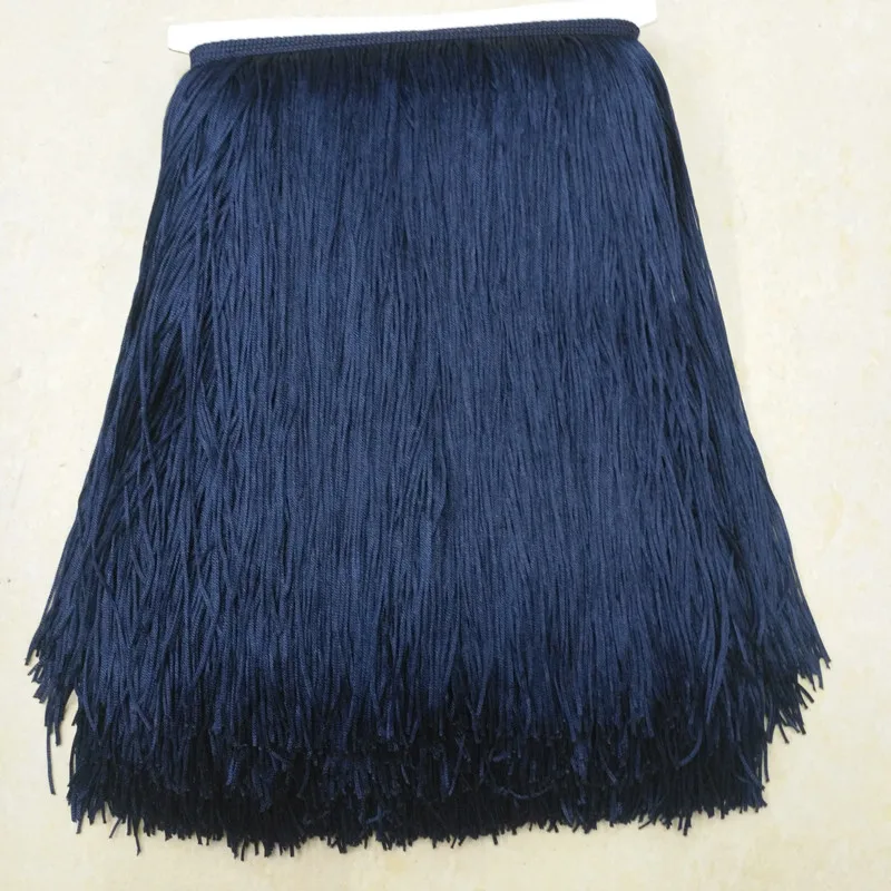 1-10 yards 30 cm long Navy polyester filament to be tassel decoration Latin dance clothing curtains DIY Accessories | Дом и сад