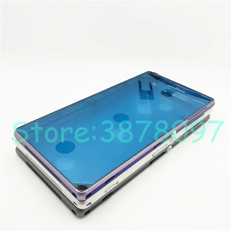 Для Sony Xperia Z1 L39h C6903 средняя рамка Корпус металлическая боковая пластина Запасная