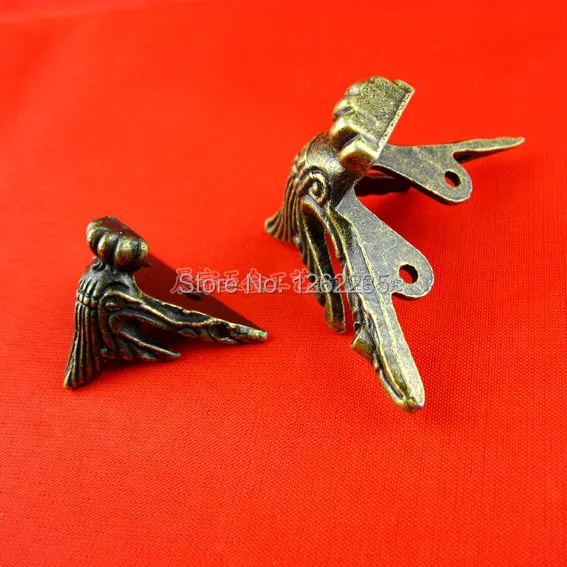 4*3 см старинная деревянная лапка цинковый сплав боковые металлические лапки Уход