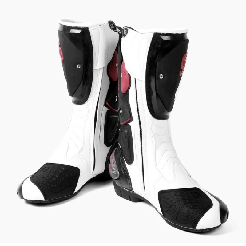 Мотоциклетные ботинки защита ног высокоскоростные профессиональные байкерские