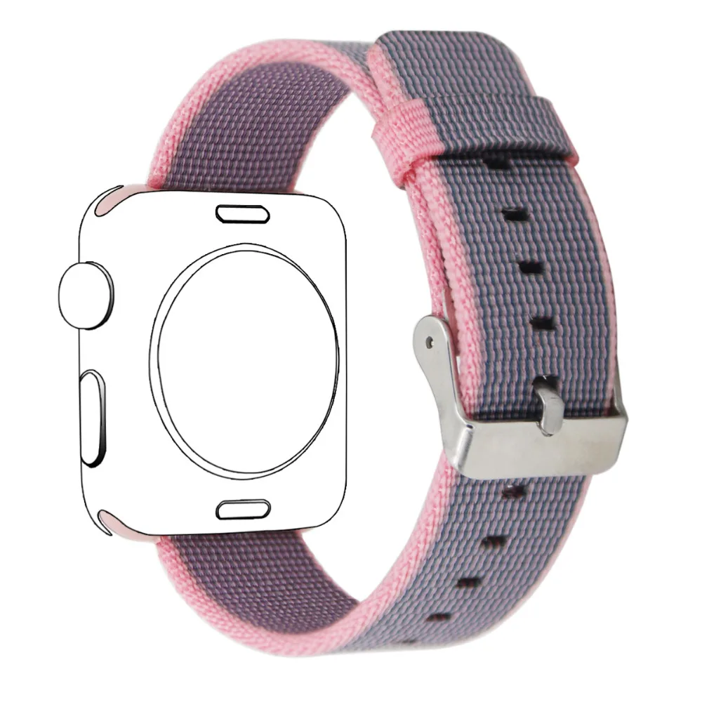 Ремешок nato для apple watch band apple watch 5 4 3 2 1 44 мм/40 мм 42 мм 38 мм iWatch ремешок для часов тканый нейлоновый браслет blet