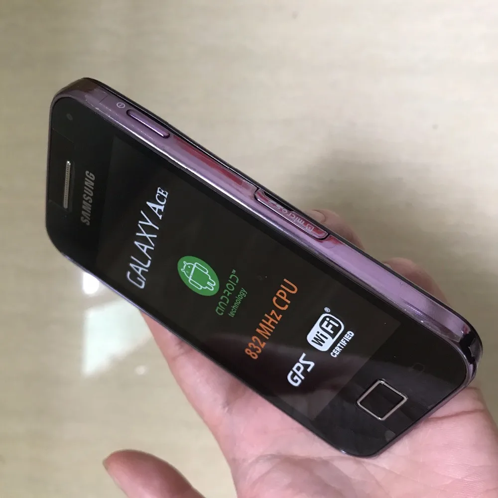 Разблокированный S5830i Samsung Galaxy Ace S5830 смартфон Android Celphone 5MP WIFI GPS черный/белый отремонтированный мобильный телефон