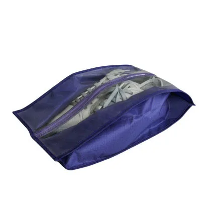shoe bag B-2 Новая Экологичная полиэфирная портативная дорожная сумка для хранения обуви, пластиковая водонепроницаемая сумка для обуви, чехол-органайзер для сумок для мелочей - Цвет: shoe bag B-2