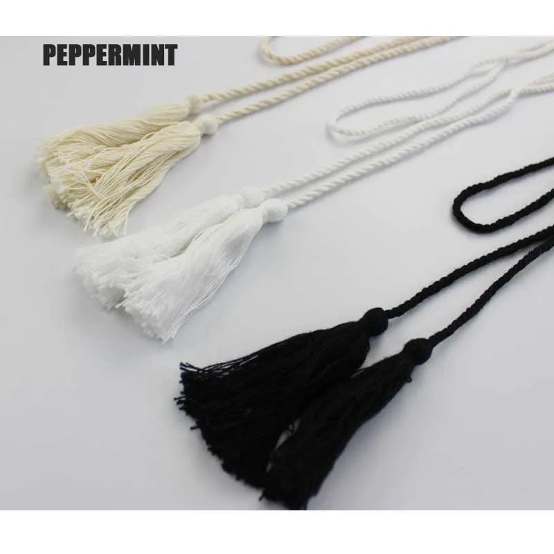 1 шт. декоративный хлопковый веревочный шнур с кисточками украшение на талию