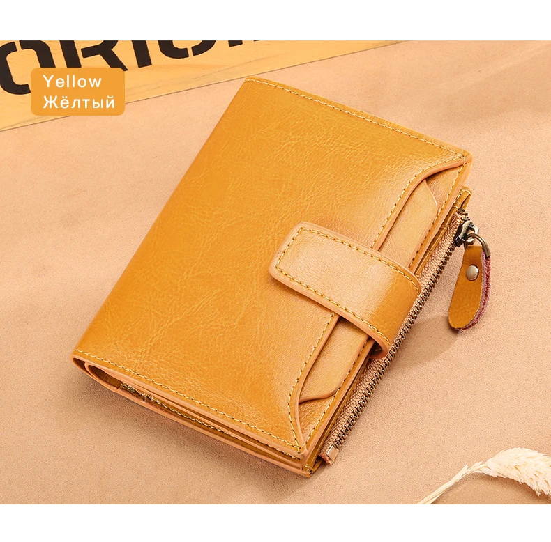SENDEFN женские кошельки из спилка, короткий кошелек для монет, маленький винтажный кошелек, женский кожаный держатель для карт, женский кошелек