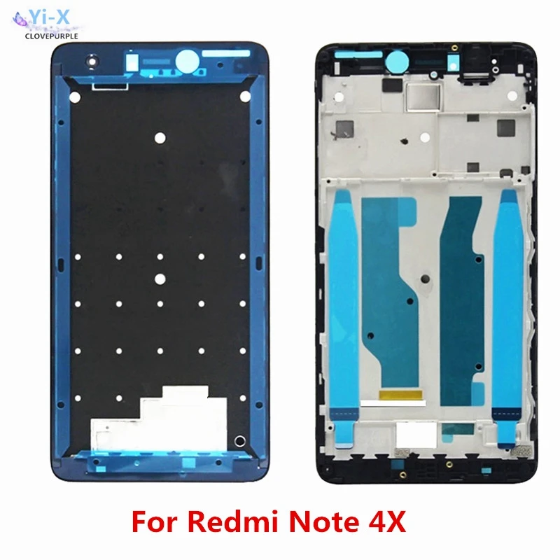Новый для Xiaomi Redmi Note 4X LCD корпус средняя Лицевая панель рамка|Корпусы и рамки
