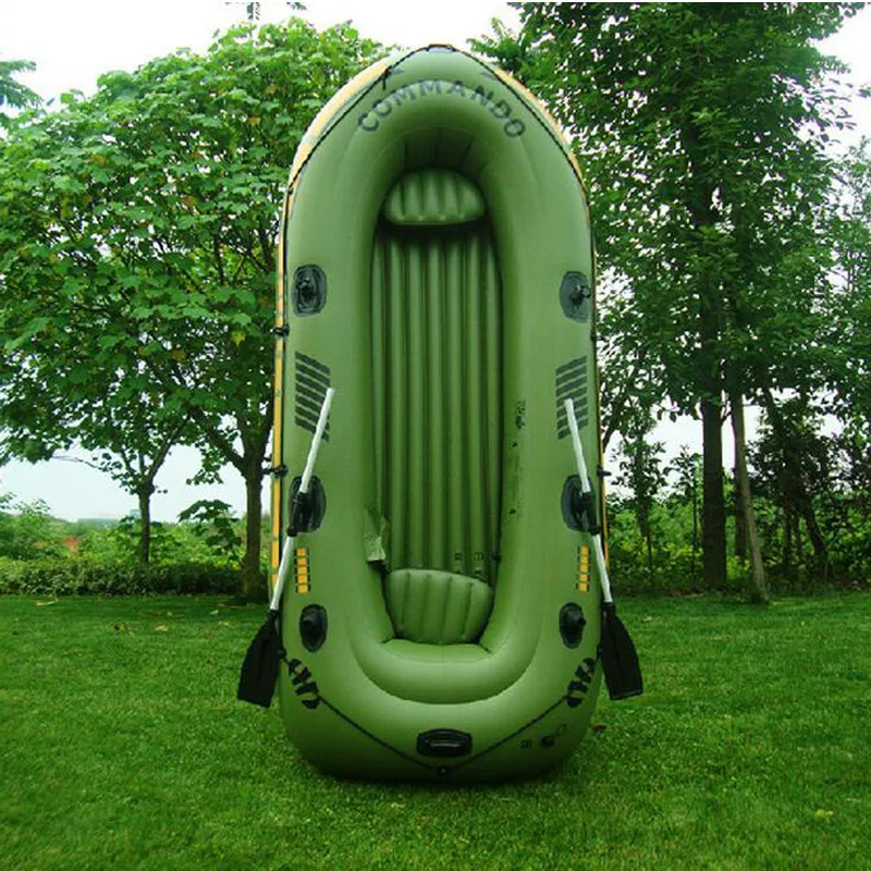 

Inflatable Boats Summer Water Sport Boat 2-3 People PVC Rowing Boat hover craft with Paddle Pump inflatable Seat