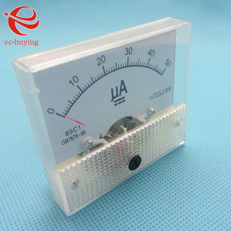 Амперметр амперметр аналоговый измеритель тока частоты 0 50UA|meter flow|meter carmeter lamp |