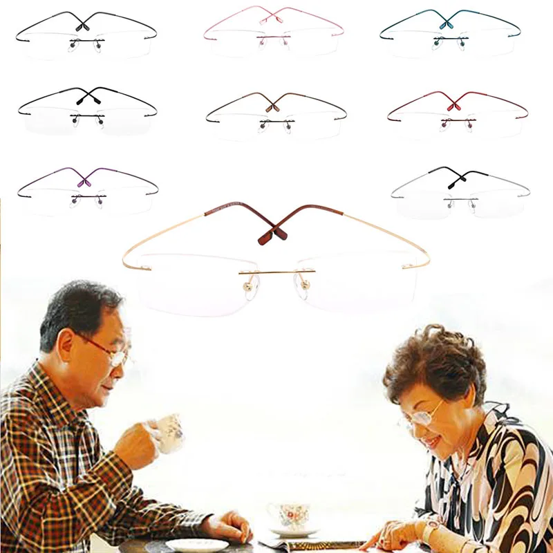 Модная металлическая оправа для очков без оправы|eyeglass frames|eyeglass frames fashionspectacle frame |