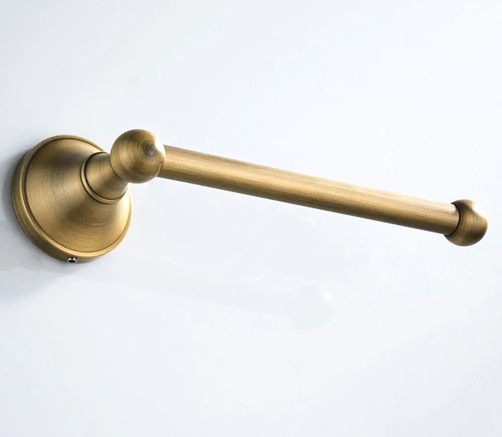 Лейден античная латунь твердый держатель для туалетной бумаги круглое основание