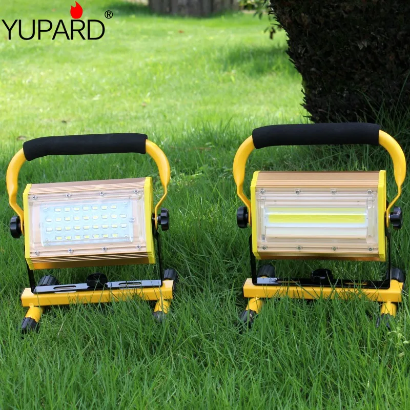 구매 Yupard 100 W 와이드 앵글 프로젝션 램프 라이트 Led 휴대용 랜턴 접이식 텐트 램프 방수 야외 캠핑 작업 조명