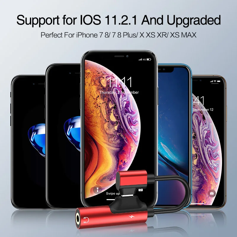 YBD Aux аудио для освещения до 3 5 мм адаптер OTG кабель iPhone Jack/адаптер наушников Xs Max Xr X