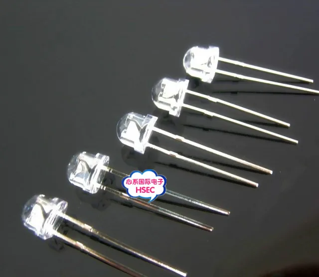 1000 шт. 5 мм (4 8 мм) светодиодсветодиодный соломенная шляпа синие светоизлучающие