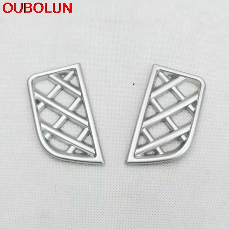 OUBOLUN ABS хром кондиционера вентиляционные блестки стикер чехол Аксессуары 2 шт. для