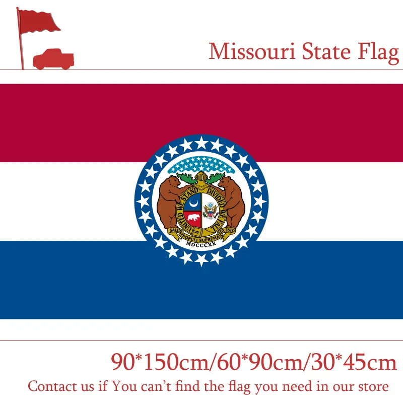 

90*150cm 60*90cm 3X5FT Flag Of Missouri State 90x150cm Customized Pirate Banners 30*45cm Car Flag