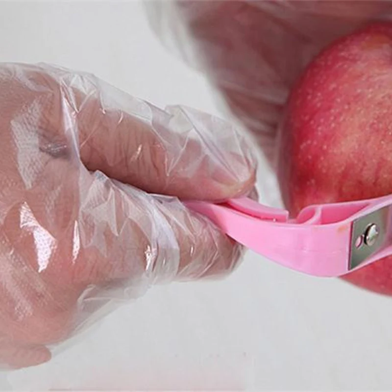 100 шт./лот Экологичный Одноразовые перчатки PE сад бытовой Ресторан барбекю