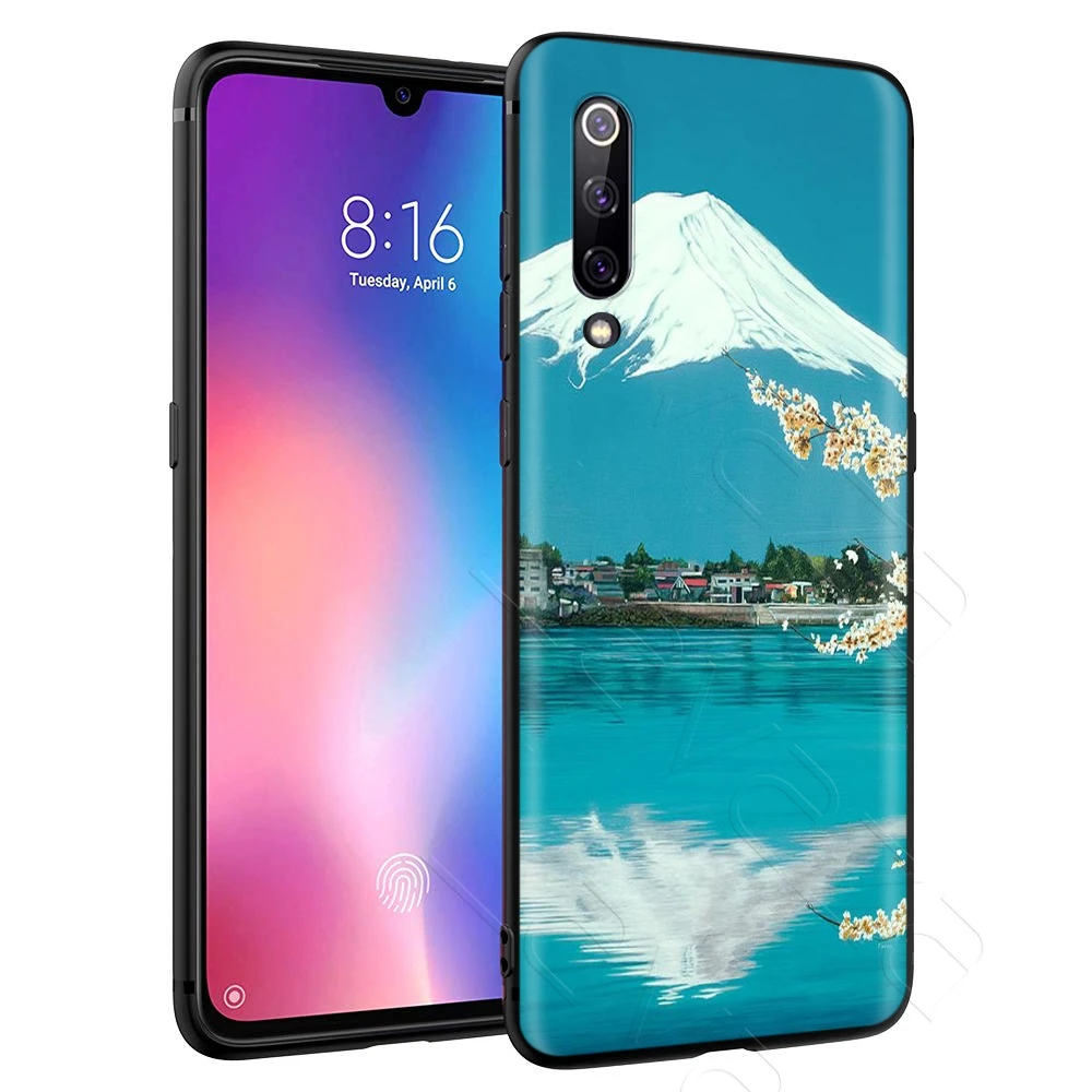 Lavaza Japanese Crane Fuji Mountain Wave Case for Xiaomi Redmi Note 4A 4X 5 5A 6 6A 7 S2 Pro Go Prime Plus |