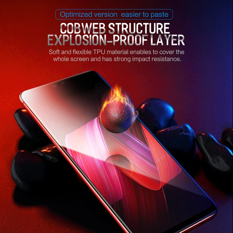 ROCK Slim Hydrogel Screen Protector for OPPO R15 Full Coverage Transparent Protective Film 0.18mm Glass | Мобильные телефоны и