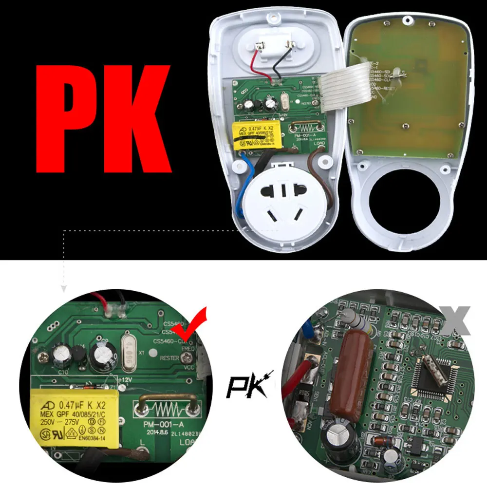 Умный измеритель переменного тока с цифровым жк дисплеем счетчик напряжения и